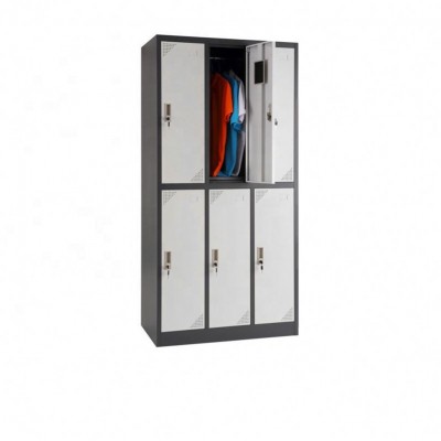 Steel Hpl Cabinet For Changing Room 2 Door Locker With Stand Foot