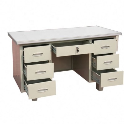 Industrial Office Furniture Metal Office Desk Computer Office Table Knock Down Design